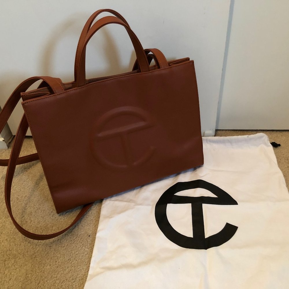 Telfar Medium Tan Shopping Bag